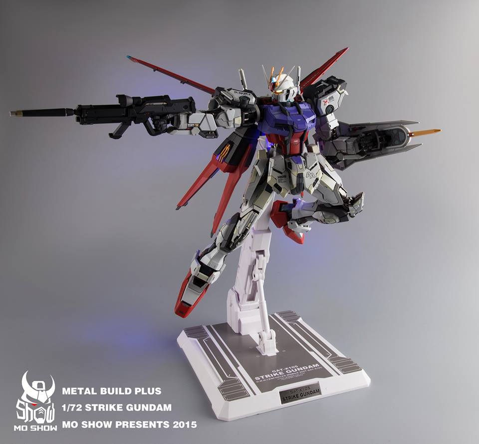 (2ND Wave)MoShow Gat-X105 Metal Build Plus Aile Strike Gundam 1/72,Box